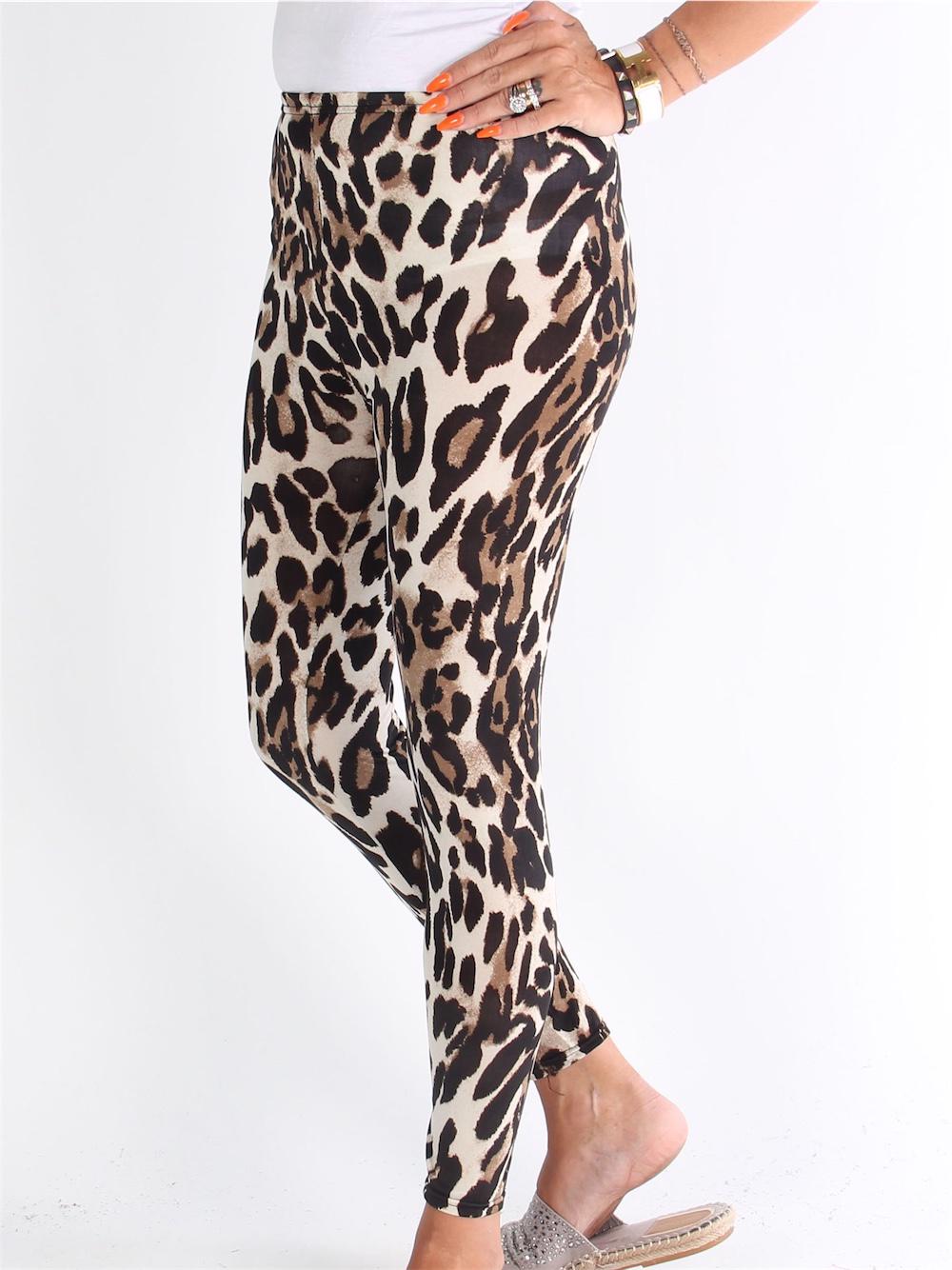 Zoha - Fine leopard leggings